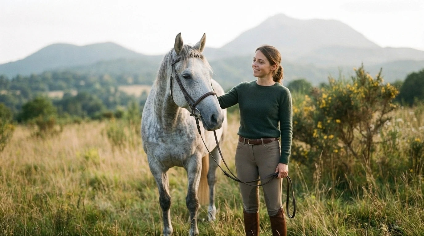 Cours d'équitation à Auzelles, Puy-de-Dôme
