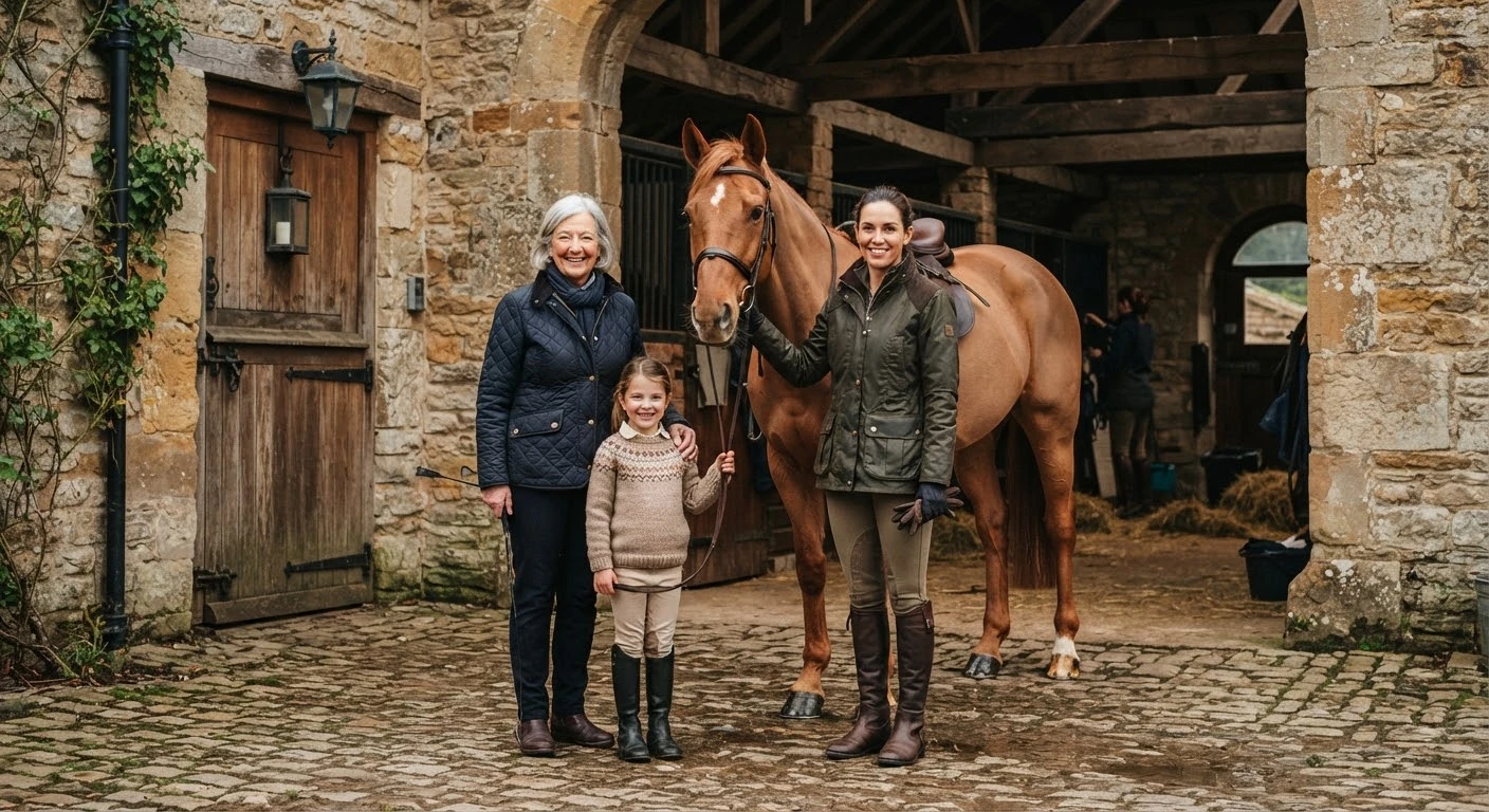 L'équipe du Auzelles Équitation, centre équestre à Auzelles
